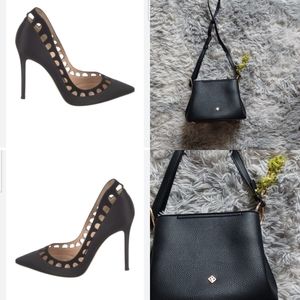 2pc BCBG pumps/purse bundle